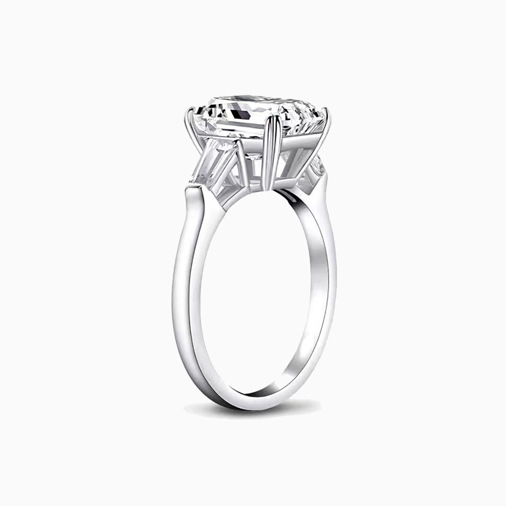 The Athena | Triple Emerald Ring