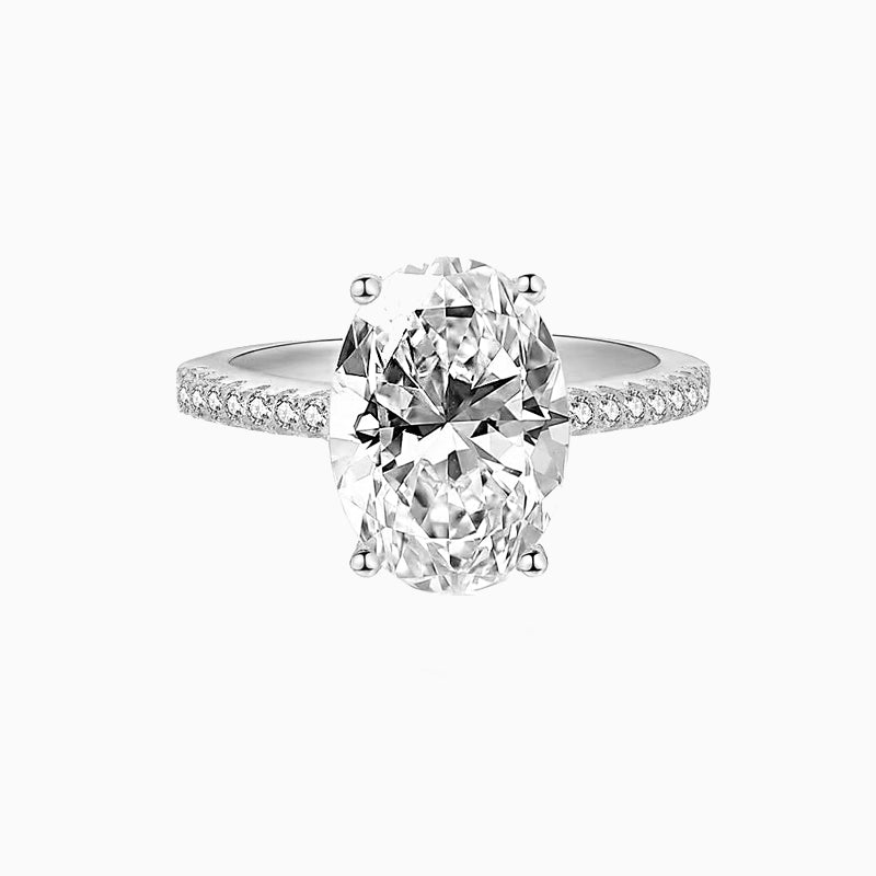 The Virtuoso | Pavé Grand Oval Ring