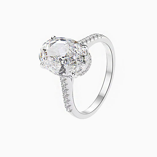 The Virtuoso | Pavé Grand Oval Ring