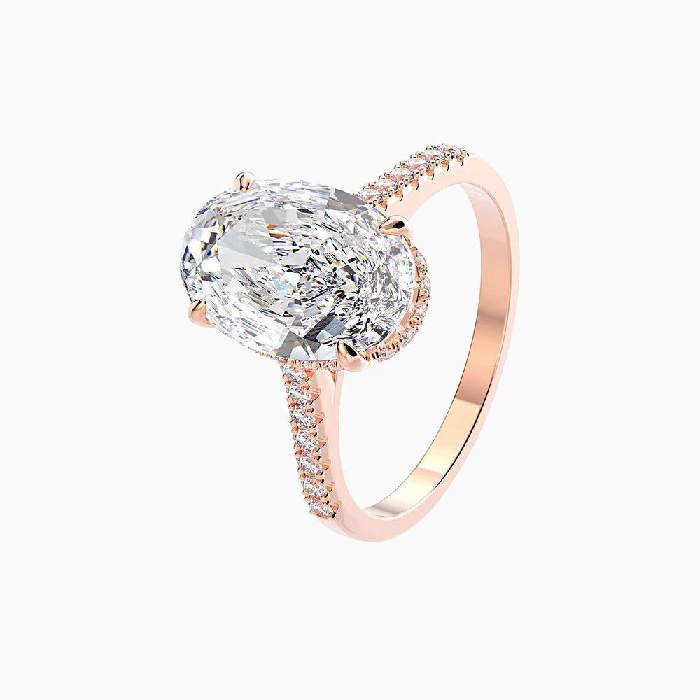 The Virtuoso | Pavé Grand Oval Ring